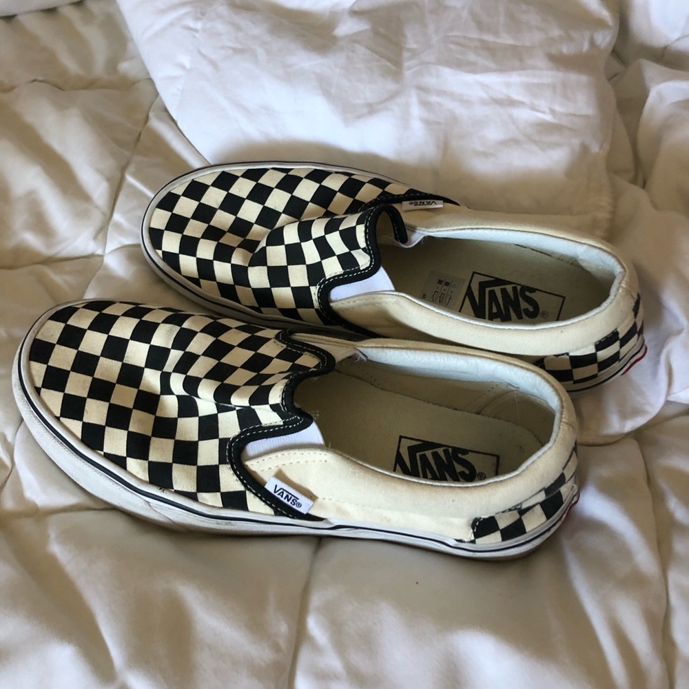 Checkered vans wore a few times